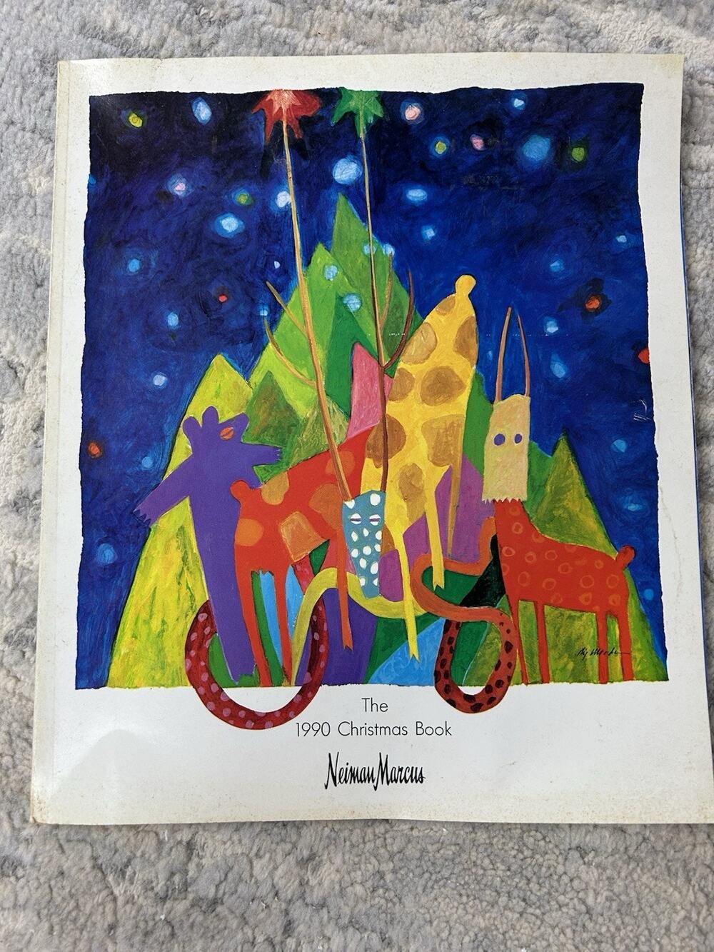 Neiman Marcus 1990 Christmas Book Catalog Vintage Fashion Clothing Toys